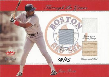 2002 Fleer Greats of the Game - Through the Years Level 3 #NNO Jim Rice Front