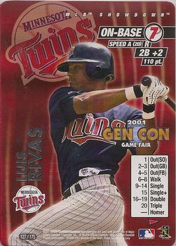 2001 MLB Showdown Pennant Run - Gen Con Promos #127 Luis Rivas Front
