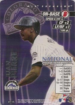 2001 MLB Showdown Pennant Run - National Convention Promo #017 Juan Pierre Front