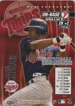 2001 MLB Showdown Pennant Run - National Convention Promo #127 Luis Rivas Front