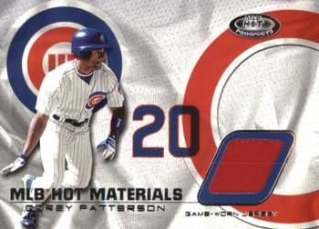 2002 Fleer Hot Prospects - MLB Hot Materials #HM-CP2 Corey Patterson Front