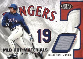 2002 Fleer Hot Prospects - MLB Hot Materials #HM-JG Juan Gonzalez Front