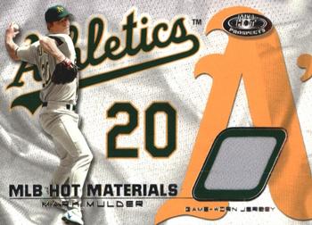 2002 Fleer Hot Prospects - MLB Hot Materials #HM-MM Mark Mulder Front