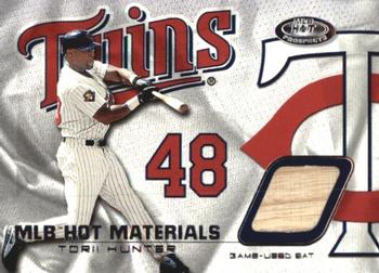 2002 Fleer Hot Prospects - MLB Hot Materials #HM-TH Torii Hunter Front