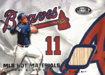 2002 Fleer Hot Prospects - MLB Red Hot Materials #HM-GS Gary Sheffield  Front