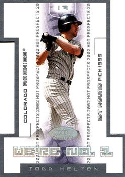 2002 Fleer Hot Prospects - We're No. 1 #10 WN Todd Helton  Front