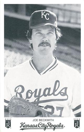 1984 Kansas City Royals Photocards #NNO Joe Beckwith Front