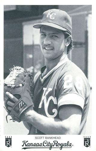 1986 Kansas City Royals Photocards #NNO Scott Bankhead Front