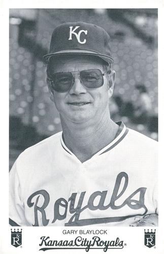 1986 Kansas City Royals Photocards #NNO Gary Blaylock Front
