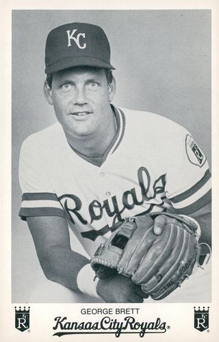 1986 Kansas City Royals Photocards #NNO George Brett Front