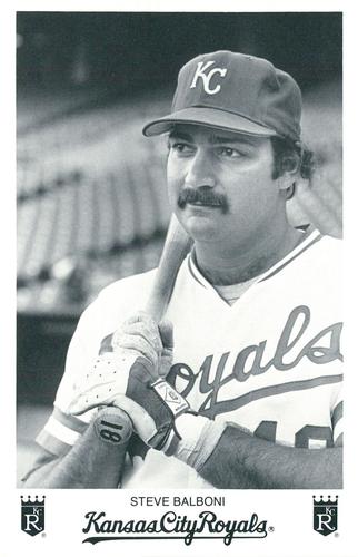 1988 Kansas City Royals Photocards #NNO Steve Balboni Front