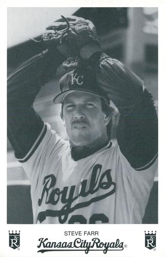 1988 Kansas City Royals Photocards #NNO Steve Farr Front