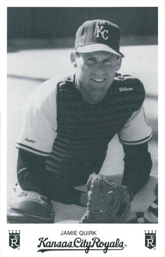 1988 Kansas City Royals Photocards #NNO Jamie Quirk Front