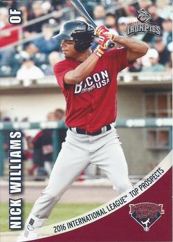 2016 Choice International League Top Prospects #27 Nick Williams Front