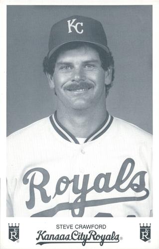 1990 Kansas City Royals Photocards #NNO Steve Crawford Front