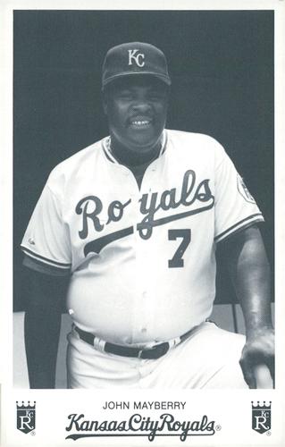 1990 Kansas City Royals Photocards #NNO John Mayberry Front