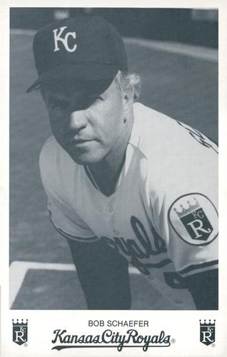 1990 Kansas City Royals Photocards #NNO Bob Schaefer Front