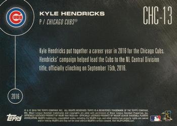 2016 Topps Now Postseason Chicago Cubs #CHC-13 Kyle Hendricks Back