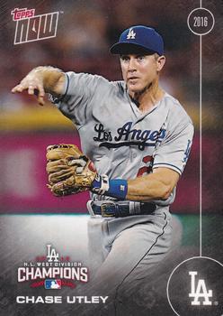2016 Topps Now Postseason Los Angeles Dodgers #LAD-6 Chase Utley Front