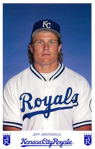 1995 Kansas City Royals Photocards #NNO Jeff Grotewold Front