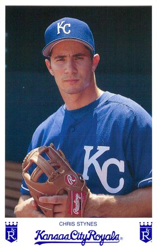 1995 Kansas City Royals Photocards #NNO Chris Stynes Front