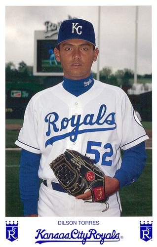1995 Kansas City Royals Photocards #NNO Dilson Torres Front