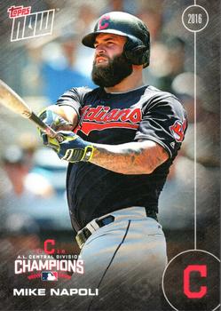 2016 Topps Now Postseason Cleveland Indians #CLE-4 Mike Napoli Front