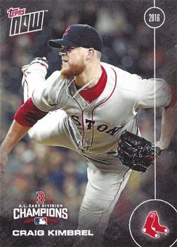 2016 Topps Now Postseason Boston Red Sox #BOS-15 Craig Kimbrel Front