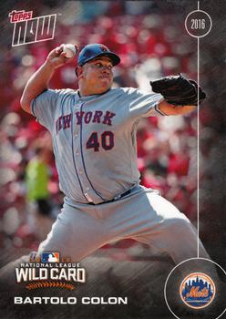 2016 Topps Now Postseason New York Mets #NYM-11 Bartolo Colon Front