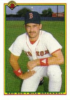 1990 Bowman #274 Mike Greenwell Front