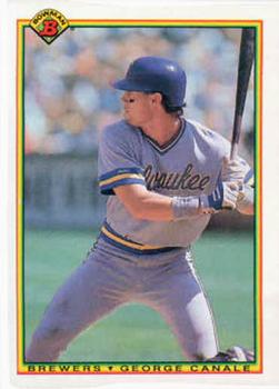1990 Bowman #392 George Canale Front