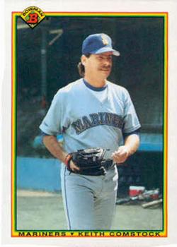 1990 Bowman #467 Keith Comstock Front