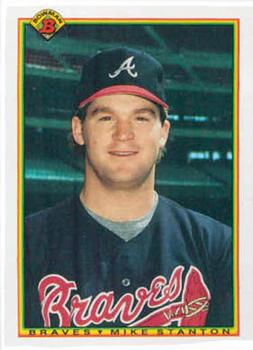 1990 Bowman #4 Mike Stanton Front