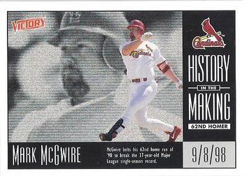 1999 Upper Deck Victory #322 Mark McGwire Front
