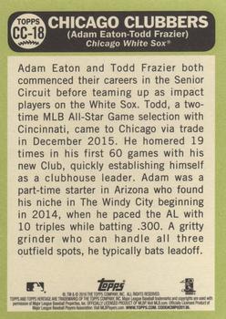 2016 Topps Heritage - Combos #CC-18 Chicago Clubbers (Adam Eaton / Todd Frazier) Back
