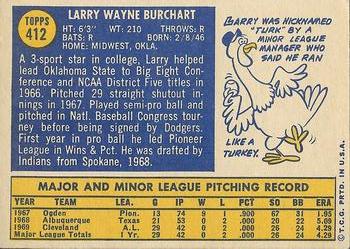 2016 Topps - 65th Anniversary Buybacks Blue Stamp #412 Larry Burchart Back