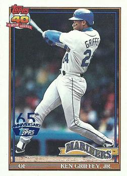 2016 Topps - 65th Anniversary Buybacks Blue Stamp #790 Ken Griffey, Jr. Front