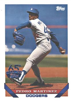2016 Topps - 65th Anniversary Buybacks Blue Stamp #557 Pedro Martinez Front