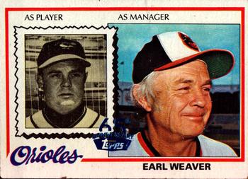 2016 Topps - 65th Anniversary Buybacks Blue Stamp #211 Earl Weaver Front