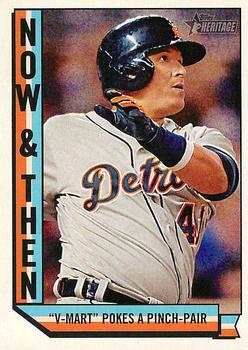 2016 Topps Heritage - Now & Then #NT-2 Victor Martinez Front