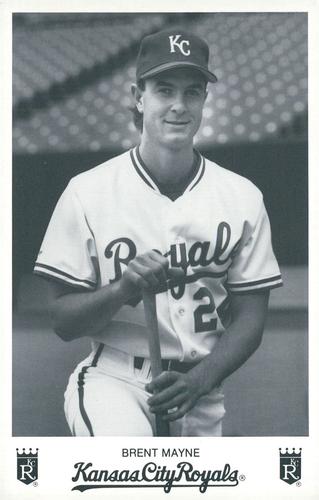 1994 Kansas City Royals Photocards #NNO Brent Mayne Front