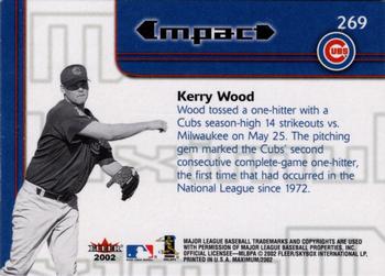 2002 Fleer Maximum - To the Max #269 Kerry Wood Back