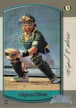 2000 Bowman #343 Miguel Olivo Front