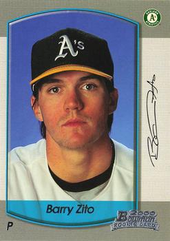 2000 Bowman #419 Barry Zito Front