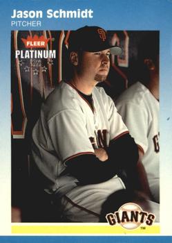 2002 Fleer Platinum - Platinum (Glossy) #53 Jason Schmidt  Front
