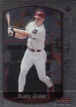 2000 Bowman Chrome #99 Rusty Greer Front