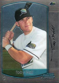2000 Bowman Chrome #187 Toby Hall Front