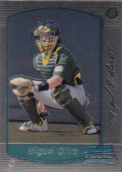 2000 Bowman Chrome #343 Miguel Olivo Front