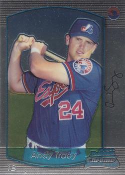 2000 Bowman Chrome #396 Andy Tracy Front