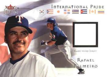 2002 Fleer Premium - International Pride Game Used #NNO Rafael Palmeiro Front